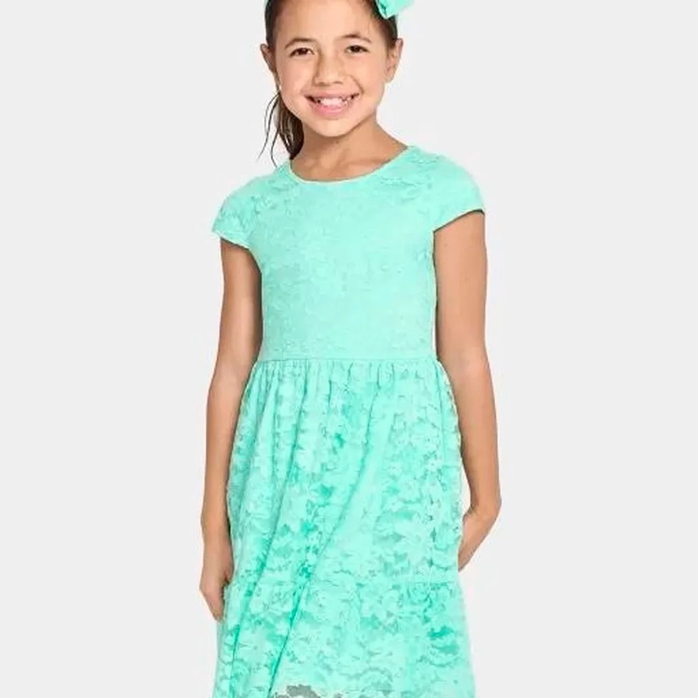 Girls Lace Ruffle Shift Dress Bundle 5T NEW Children’s place